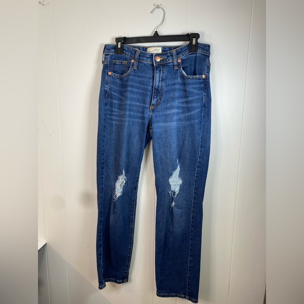UNIVERSAL THREAD HIGH RISE SLIM STRAIGHT JEANS